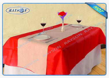 حسب الطلب شعار المتاح غير المنسوجة مفرش المائدة لفندق إيطالي