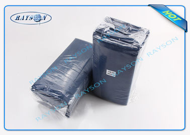 Spunbond PP ملاءة سرير يمكن التخلص منها / غطاء سرير طبي لاستخدام المستشفى وصالون التجميل