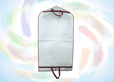 غطاء بدلة غير منسوج قابل للطي متعدد الألوان مخصص مع مقبض ، أكياس قماشية محمولة غير منسوجة