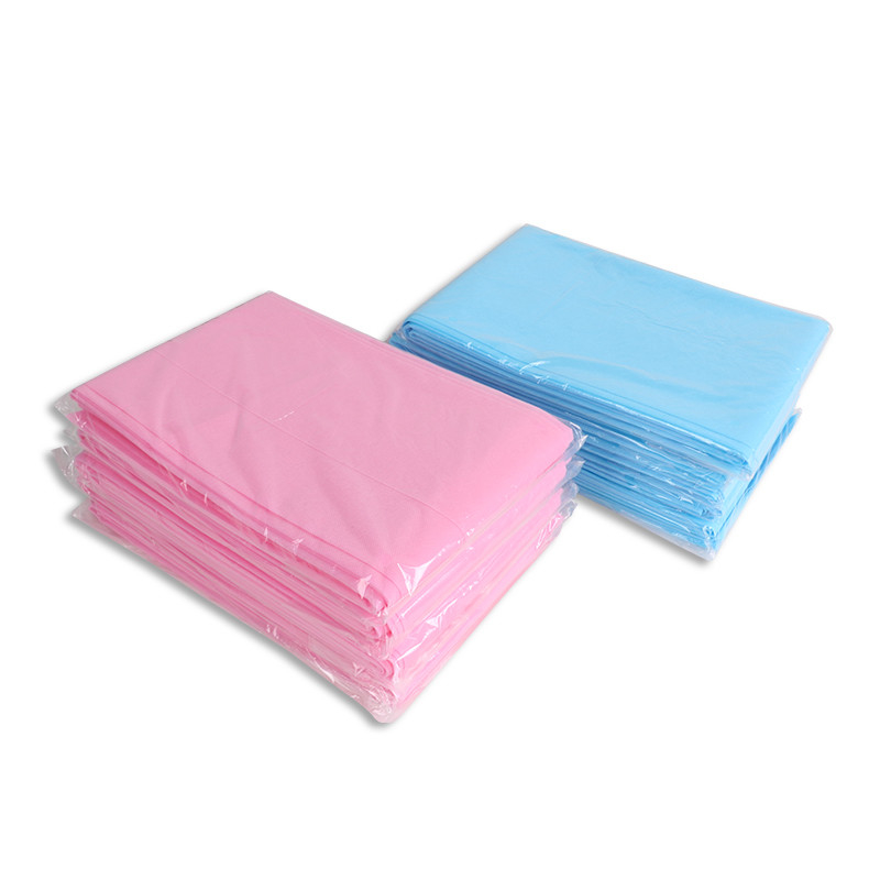 لون نقي 80 سم × 200 سم سرير تدليك ملاءات يمكن التخلص منها غطاء طاولة ناعم غير منسوج